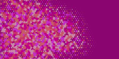 Geometrik Çoklu Boyutlu Altıgen Çoklu Renkli Arkaplan, Geometrik Soyut İki Renkli Duvar Kağıdı Alt sol köşeden sağ üst köşeye çapraz olarak dağılmıştır