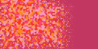 Geometrik Çoklu Boyutlu Altıgen Çoklu Renkli Arkaplan, Geometrik Soyut İki Renkli Duvar Kağıdı Alt sol köşeden sağ üst köşeye çapraz olarak dağılmıştır