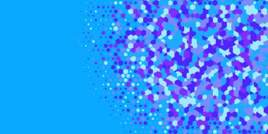 Geometrik Çoklu Boyutlu Altıgen Çoklu Renkli Arkaplan, Geometrik Soyut İki Renkli Duvar Kağıdı Alt sol köşeden sağ üst köşeye çapraz olarak dağılmıştır