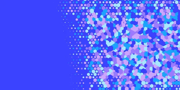 Geometrik Çoklu Boyutlu Altıgen Çoklu Renkli Arkaplan, Geometrik Soyut İki Renkli Duvar Kağıdı Alt sol köşeden sağ üst köşeye çapraz olarak dağılmıştır