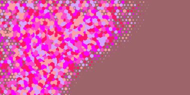 Geometrik Çoklu Boyutlu Altıgen Çoklu Renkli Arkaplan, Geometrik Soyut İki Renkli Duvar Kağıdı Alt sol köşeden sağ üst köşeye çapraz olarak dağılmıştır