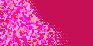 Geometrik Çoklu Boyutlu Altıgen Çoklu Renkli Arkaplan, Geometrik Soyut İki Renkli Duvar Kağıdı Alt sol köşeden sağ üst köşeye çapraz olarak dağılmıştır