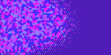 Geometrik Çoklu Boyutlu Altıgen Çoklu Renkli Arkaplan, Geometrik Soyut İki Renkli Duvar Kağıdı Alt sol köşeden sağ üst köşeye çapraz olarak dağılmıştır