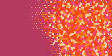 Geometrik Çoklu Boyutlu Altıgen Çoklu Renkli Arkaplan, Geometrik Soyut İki Renkli Duvar Kağıdı Alt sol köşeden sağ üst köşeye çapraz olarak dağılmıştır