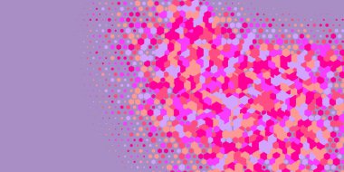 Geometrik Çoklu Boyutlu Altıgen Çoklu Renkli Arkaplan, Geometrik Soyut İki Renkli Duvar Kağıdı Alt sol köşeden sağ üst köşeye çapraz olarak dağılmıştır