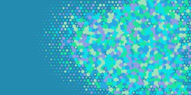 Geometrik Çoklu Boyutlu Altıgen Çoklu Renkli Arkaplan, Geometrik Soyut İki Renkli Duvar Kağıdı Alt sol köşeden sağ üst köşeye çapraz olarak dağılmıştır