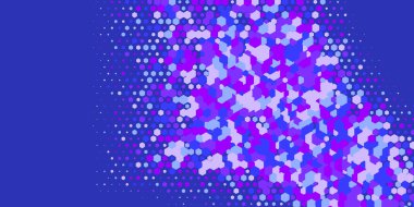 Geometrik Çoklu Boyutlu Altıgen Çoklu Renkli Arkaplan, Geometrik Soyut İki Renkli Duvar Kağıdı Alt sol köşeden sağ üst köşeye çapraz olarak dağılmıştır