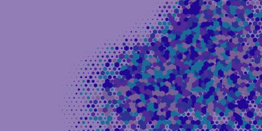 Geometrik Çoklu Boyutlu Altıgen Çoklu Renkli Arkaplan, Geometrik Soyut İki Renkli Duvar Kağıdı Alt sol köşeden sağ üst köşeye çapraz olarak dağılmıştır