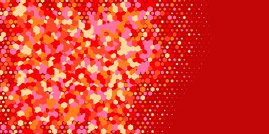 Geometrik Çoklu Boyutlu Altıgen Çoklu Renkli Arkaplan, Geometrik Soyut İki Renkli Duvar Kağıdı Alt sol köşeden sağ üst köşeye çapraz olarak dağılmıştır