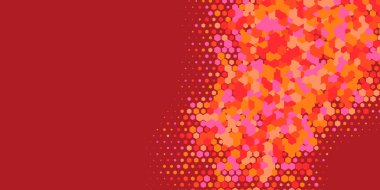 Geometrik Çoklu Boyutlu Altıgen Çoklu Renkli Arkaplan, Geometrik Soyut İki Renkli Duvar Kağıdı Alt sol köşeden sağ üst köşeye çapraz olarak dağılmıştır