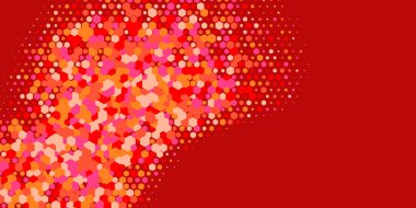 Geometrik Çoklu Boyutlu Altıgen Çoklu Renkli Arkaplan, Geometrik Soyut İki Renkli Duvar Kağıdı Alt sol köşeden sağ üst köşeye çapraz olarak dağılmıştır