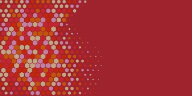 Geometrik soyut Hexagon çoklu Renk Arkaplanı, Geometrik soyut duvar kağıdı iki renkli iki ton Hexagon alt sol köşeden sağ üst köşeye çapraz olarak dağılmıştır