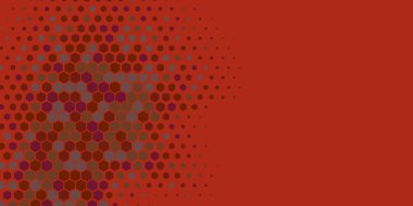 Geometrik soyut Hexagon çoklu Renk Arkaplanı, Geometrik soyut duvar kağıdı iki renkli iki ton Hexagon alt sol köşeden sağ üst köşeye çapraz olarak dağılmıştır