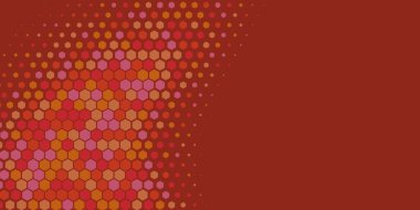 Geometrik soyut Hexagon çoklu Renk Arkaplanı, Geometrik soyut duvar kağıdı iki renkli iki ton Hexagon alt sol köşeden sağ üst köşeye çapraz olarak dağılmıştır