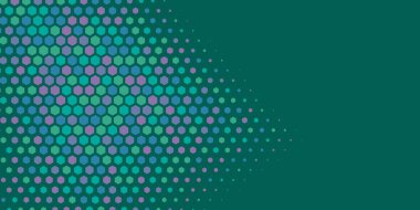 Geometrik soyut Hexagon çoklu Renk Arkaplanı, Geometrik soyut duvar kağıdı iki renkli iki ton Hexagon alt sol köşeden sağ üst köşeye çapraz olarak dağılmıştır