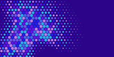 Geometrik soyut Hexagon çoklu Renk Arkaplanı, Geometrik soyut duvar kağıdı iki renkli iki ton Hexagon alt sol köşeden sağ üst köşeye çapraz olarak dağılmıştır