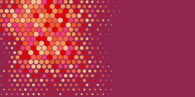 Geometrik soyut Hexagon çoklu Renk Arkaplanı, Geometrik soyut duvar kağıdı iki renkli iki ton Hexagon alt sol köşeden sağ üst köşeye çapraz olarak dağılmıştır