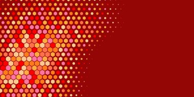 Geometrik soyut Hexagon çoklu Renk Arkaplanı, Geometrik soyut duvar kağıdı iki renkli iki ton Hexagon alt sol köşeden sağ üst köşeye çapraz olarak dağılmıştır