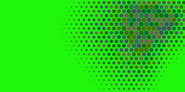 Geometrik soyut Hexagon çoklu Renk Arkaplanı, Geometrik soyut duvar kağıdı iki renkli iki ton Hexagon alt sol köşeden sağ üst köşeye çapraz olarak dağılmıştır