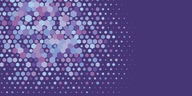 Geometrik Çoklu Boyutlu Altıgen Çoklu Renkli Arkaplan, Geometrik Soyut İki Renkli Duvar Kağıdı Alt sol köşeden sağ üst köşeye çapraz olarak dağılmıştır