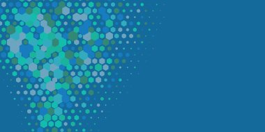 Geometrik Çoklu Boyutlu Altıgen Çoklu Renkli Arkaplan, Geometrik Soyut İki Renkli Duvar Kağıdı Alt sol köşeden sağ üst köşeye çapraz olarak dağılmıştır