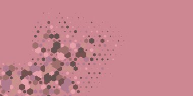 Geometrik Çoklu Boyutlu Altıgen Çoklu Renkli Arkaplan, Geometrik Soyut İki Renkli Duvar Kağıdı Alt sol köşeden sağ üst köşeye çapraz olarak dağılmıştır