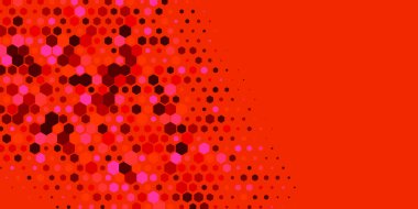 Geometrik Çoklu Boyutlu Altıgen Çoklu Renkli Arkaplan, Geometrik Soyut İki Renkli Duvar Kağıdı Alt sol köşeden sağ üst köşeye çapraz olarak dağılmıştır