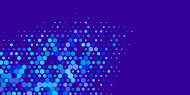 Geometrik Çoklu Boyutlu Altıgen Çoklu Renkli Arkaplan, Geometrik Soyut İki Renkli Duvar Kağıdı Alt sol köşeden sağ üst köşeye çapraz olarak dağılmıştır