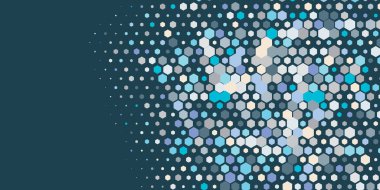 Geometrik Çoklu Boyutlu Altıgen Çoklu Renkli Arkaplan, Geometrik Soyut İki Renkli Duvar Kağıdı Alt sol köşeden sağ üst köşeye çapraz olarak dağılmıştır