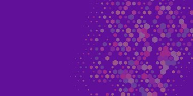 Geometrik Çoklu Boyutlu Altıgen Çoklu Renkli Arkaplan, Geometrik Soyut İki Renkli Duvar Kağıdı Alt sol köşeden sağ üst köşeye çapraz olarak dağılmıştır