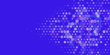 Geometrik Çoklu Boyutlu Altıgen Çoklu Renkli Arkaplan, Geometrik Soyut İki Renkli Duvar Kağıdı Alt sol köşeden sağ üst köşeye çapraz olarak dağılmıştır