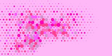 Geometrik Çoklu Boyutlu Altıgen Çoklu Renkli Arkaplan, Geometrik Soyut İki Renkli Duvar Kağıdı Alt sol köşeden sağ üst köşeye çapraz olarak dağılmıştır