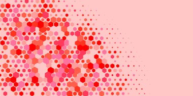 Geometrik Çoklu Boyutlu Altıgen Çoklu Renkli Arkaplan, Geometrik Soyut İki Renkli Duvar Kağıdı Alt sol köşeden sağ üst köşeye çapraz olarak dağılmıştır