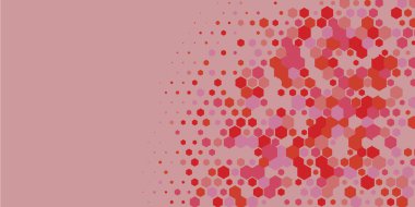 Geometrik Çoklu Boyutlu Altıgen Çoklu Renkli Arkaplan, Geometrik Soyut İki Renkli Duvar Kağıdı Alt sol köşeden sağ üst köşeye çapraz olarak dağılmıştır