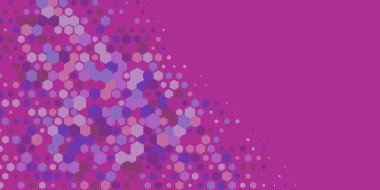 Geometrik Çoklu Boyutlu Altıgen Çoklu Renkli Arkaplan, Geometrik Soyut İki Renkli Duvar Kağıdı Alt sol köşeden sağ üst köşeye çapraz olarak dağılmıştır