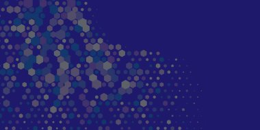 Geometrik Çoklu Boyutlu Altıgen Çoklu Renkli Arkaplan, Geometrik Soyut İki Renkli Duvar Kağıdı Alt sol köşeden sağ üst köşeye çapraz olarak dağılmıştır