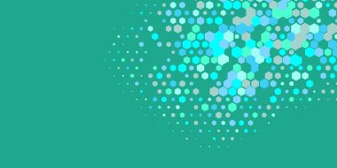 Geometrik Çoklu Boyutlu Altıgen Çoklu Renkli Arkaplan, Geometrik Soyut İki Renkli Duvar Kağıdı Alt sol köşeden sağ üst köşeye çapraz olarak dağılmıştır