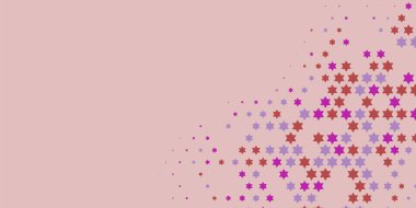 Yıldızlar İki Renkli Soyut Resimler 'i şekillendirir. Renkli yıldızların soyut duvar kağıtları, yıldızlı soyut renkli arkaplanlar. Parlak çok renkli duvar kağıdı sanatı