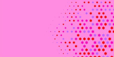 Yıldızlar İki Renkli Soyut Resimler 'i şekillendirir. Renkli yıldızların soyut duvar kağıtları, yıldızlı soyut renkli arkaplanlar. Parlak çok renkli duvar kağıdı sanatı