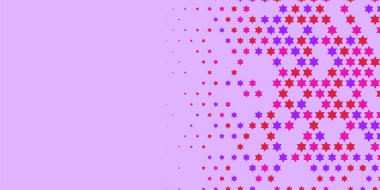 Yıldızlar İki Renkli Soyut Resimler 'i şekillendirir. Renkli yıldızların soyut duvar kağıtları, yıldızlı soyut renkli arkaplanlar. Parlak çok renkli duvar kağıdı sanatı