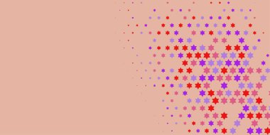 Yıldızlar İki Renkli Soyut Resimler 'i şekillendirir. Renkli yıldızların soyut duvar kağıtları, yıldızlı soyut renkli arkaplanlar. Parlak çok renkli duvar kağıdı sanatı