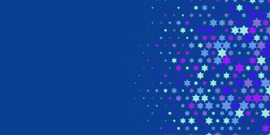 Yıldızlar İki Renkli Soyut Resimler 'i şekillendirir. Renkli yıldızların soyut duvar kağıtları, yıldızlı soyut renkli arkaplanlar. Parlak çok renkli duvar kağıdı sanatı