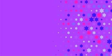 Yıldızlar İki Renkli Soyut Resimler 'i şekillendirir. Renkli yıldızların soyut duvar kağıtları, yıldızlı soyut renkli arkaplanlar. Parlak çok renkli duvar kağıdı sanatı