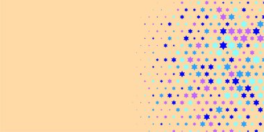 Yıldızlar İki Renkli Soyut Resimler 'i şekillendirir. Renkli yıldızların soyut duvar kağıtları, yıldızlı soyut renkli arkaplanlar. Parlak çok renkli duvar kağıdı sanatı