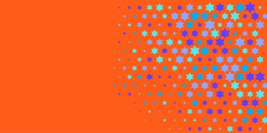 Yıldızlar İki Renkli Soyut Resimler 'i şekillendirir. Renkli yıldızların soyut duvar kağıtları, yıldızlı soyut renkli arkaplanlar. Parlak çok renkli duvar kağıdı sanatı