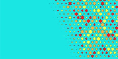 Yıldızlar İki Renkli Soyut Resimler 'i şekillendirir. Renkli yıldızların soyut duvar kağıtları, yıldızlı soyut renkli arkaplanlar. Parlak çok renkli duvar kağıdı sanatı