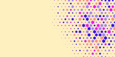 Yıldızlar İki Renkli Soyut Resimler 'i şekillendirir. Renkli yıldızların soyut duvar kağıtları, yıldızlı soyut renkli arkaplanlar. Parlak çok renkli duvar kağıdı sanatı