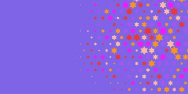 Yıldızlar İki Renkli Soyut Resimler 'i şekillendirir. Renkli yıldızların soyut duvar kağıtları, yıldızlı soyut renkli arkaplanlar. Parlak çok renkli duvar kağıdı sanatı