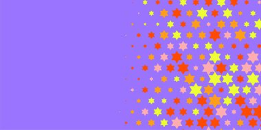 Yıldızlar İki Renkli Soyut Resimler 'i şekillendirir. Renkli yıldızların soyut duvar kağıtları, yıldızlı soyut renkli arkaplanlar. Parlak çok renkli duvar kağıdı sanatı