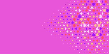 Yıldızlar İki Renkli Soyut Resimler 'i şekillendirir. Renkli yıldızların soyut duvar kağıtları, yıldızlı soyut renkli arkaplanlar. Parlak çok renkli duvar kağıdı sanatı